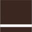 Dark Chocolate Brown / white